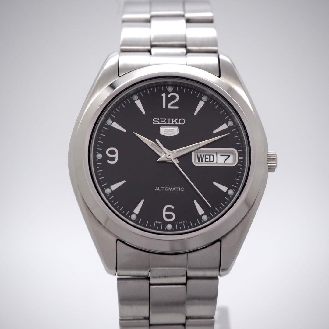 272 Working SEIKO Men’s Watch Seiko Five Automatic Day-Date 【USED】