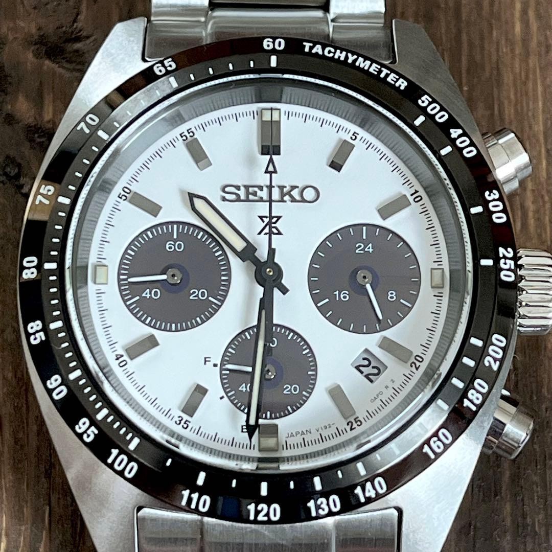 SEIKO Prospex Speedtimer SBDL085 Solar Chronograph Stainless Steel 1.54in Watch