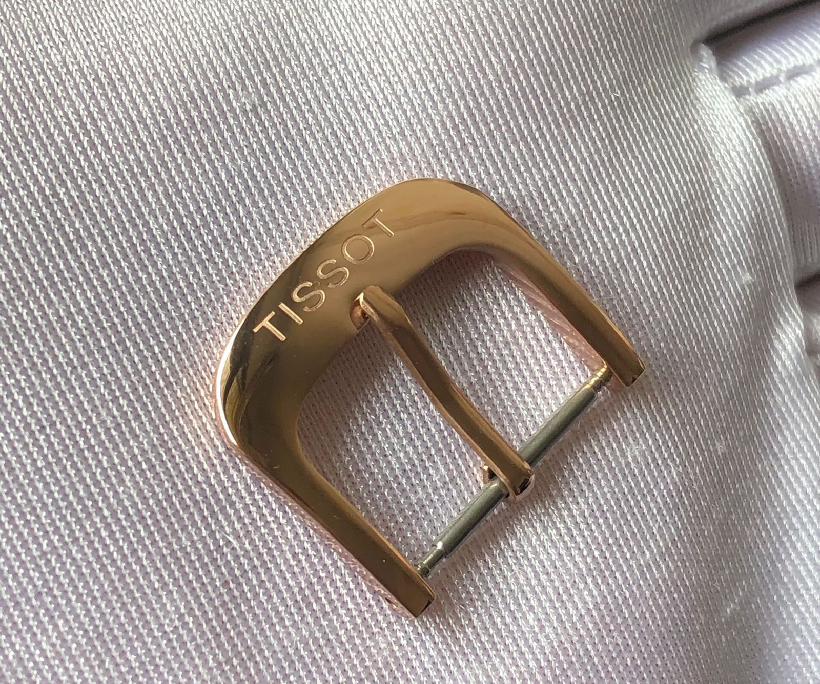 Brand New Tissot Strap Pin Buckle – Steel Color, Gold Color 18mm