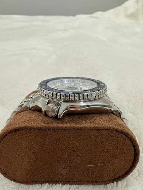 Seiko 5 Sports SSK033K1 GMT Automatic White Dial Watch *READ DESCRIPTION*