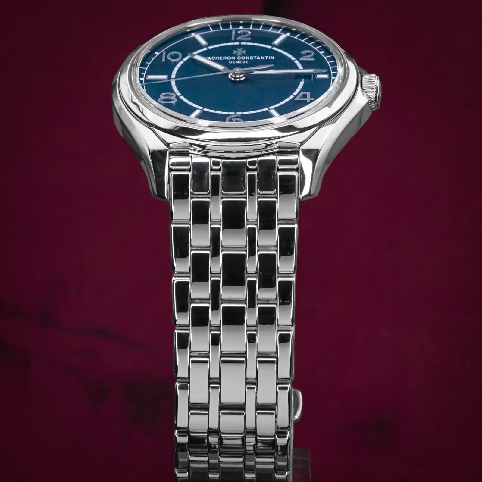 Vacheron Constantin Fiftysix Blue Stainless Steel Full Set 4600E / 110A-B487