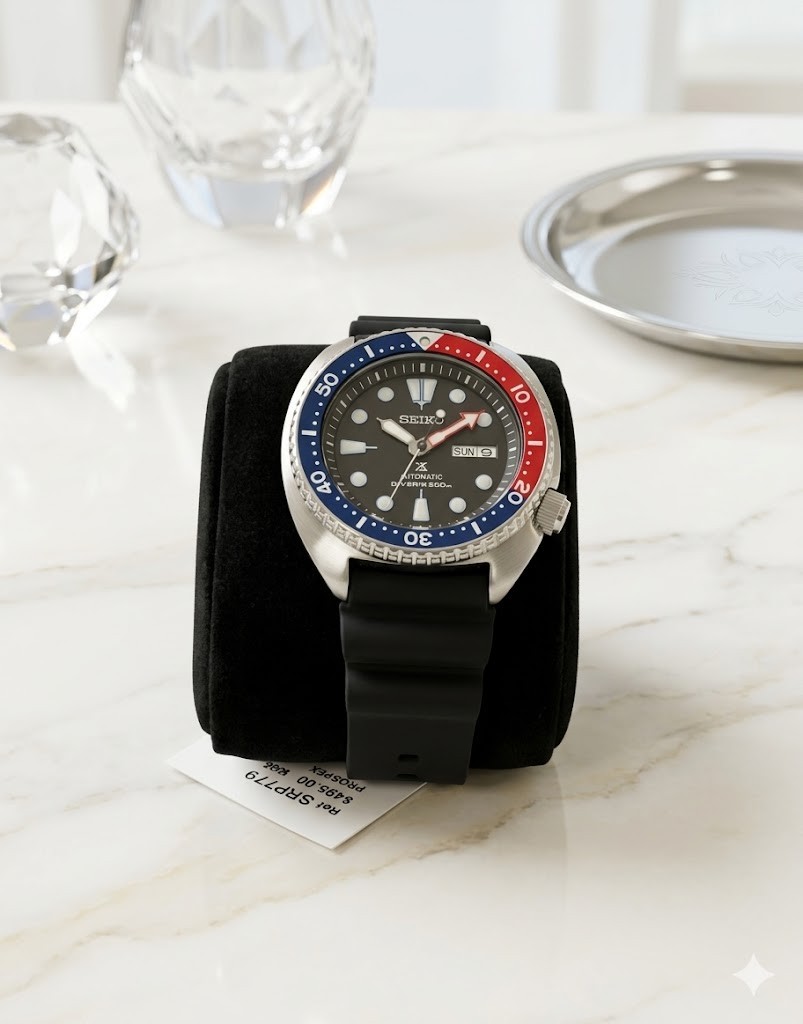 Seiko Prospex Classic Diver’s “Turtle” 200M Automatic Men’s Watch (SRP779)