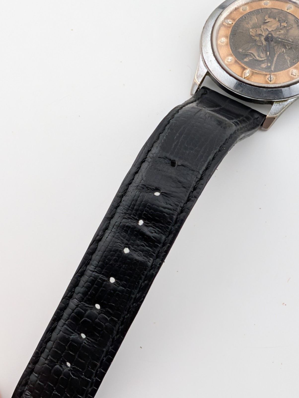 Vintage Benrus St. Christopher Protect Us Dial Men’s Watch 17 Jewels- Working