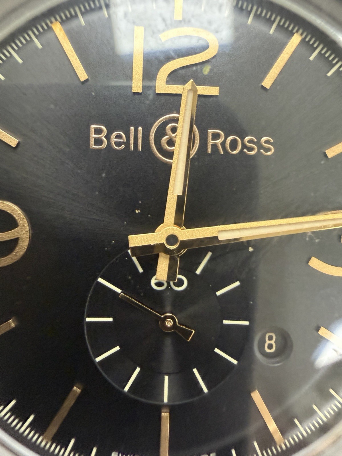 Bell & Ross BR 123 Men’s Automatic 41mm Black Dial Brown Leather 100m Date