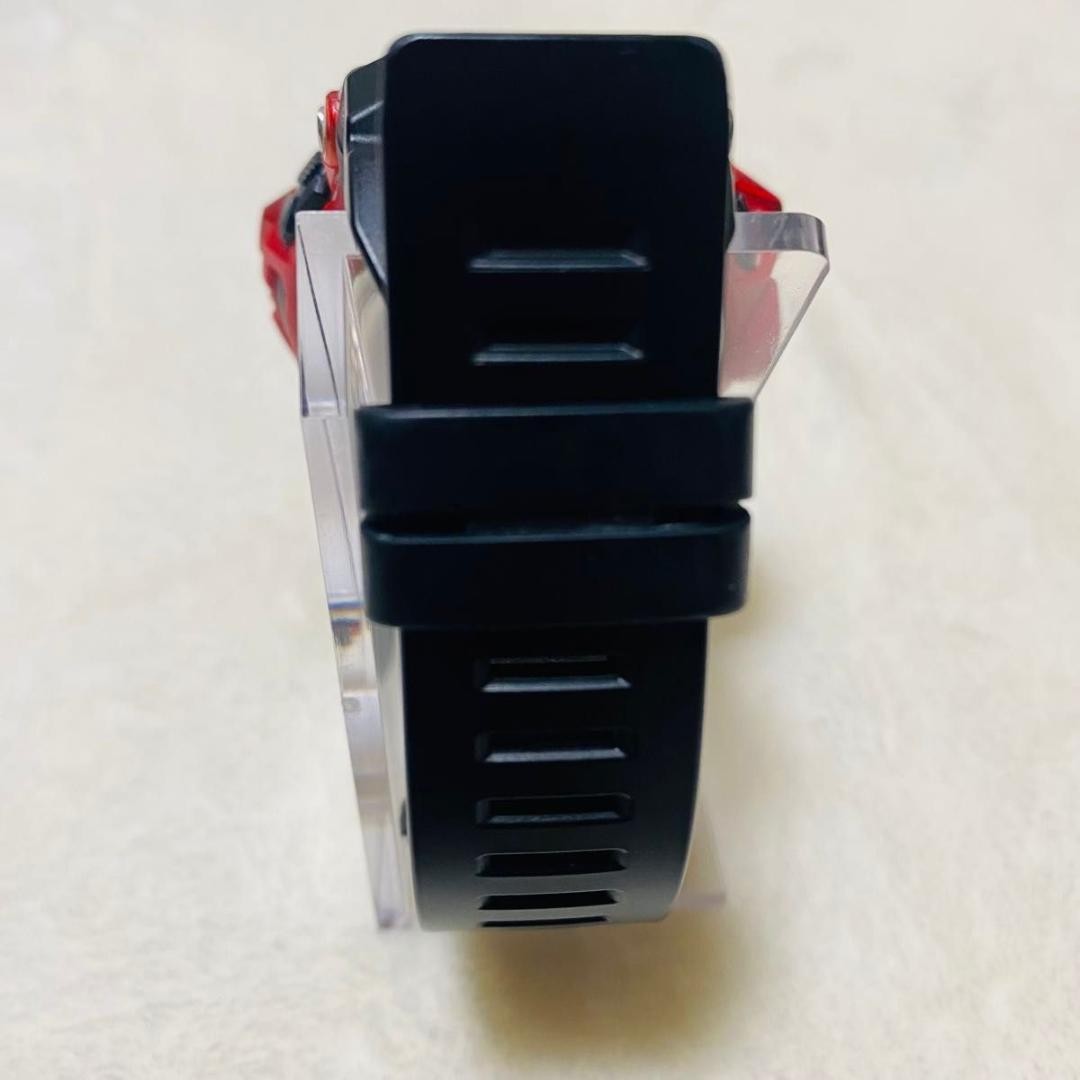 CASIO G-SHOCK G-SQUAD GBD-100SM-4A1JF Digital Watch Clear Red Black Used Japan