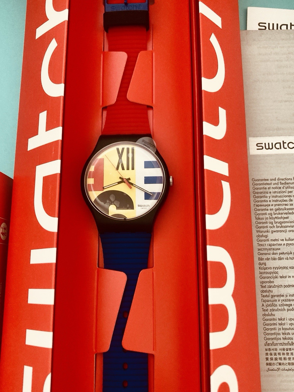 Limited Swatch Vintage Throwback “Six To Nine” REVIVAL 1987 41mm New