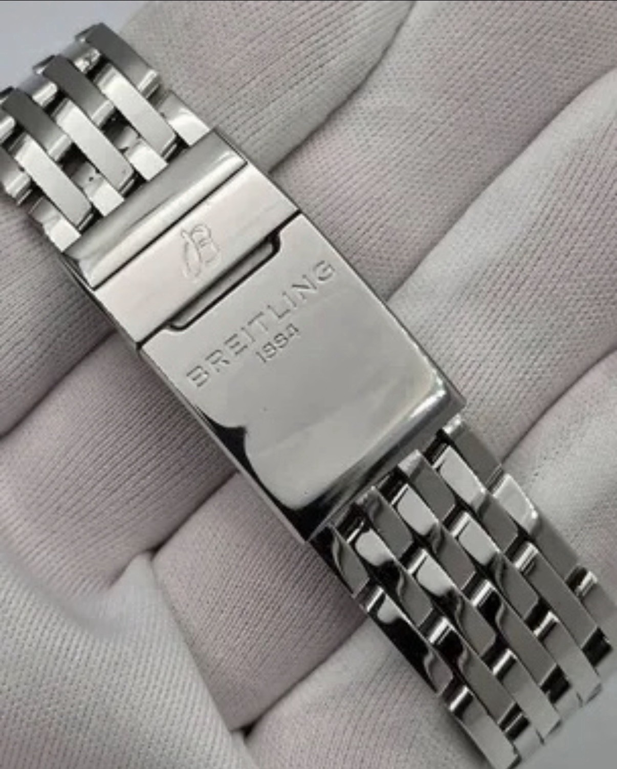 Breitling Premier Chronograph 42MM Silver Dial Steel Bracelet AB0118221G1A1