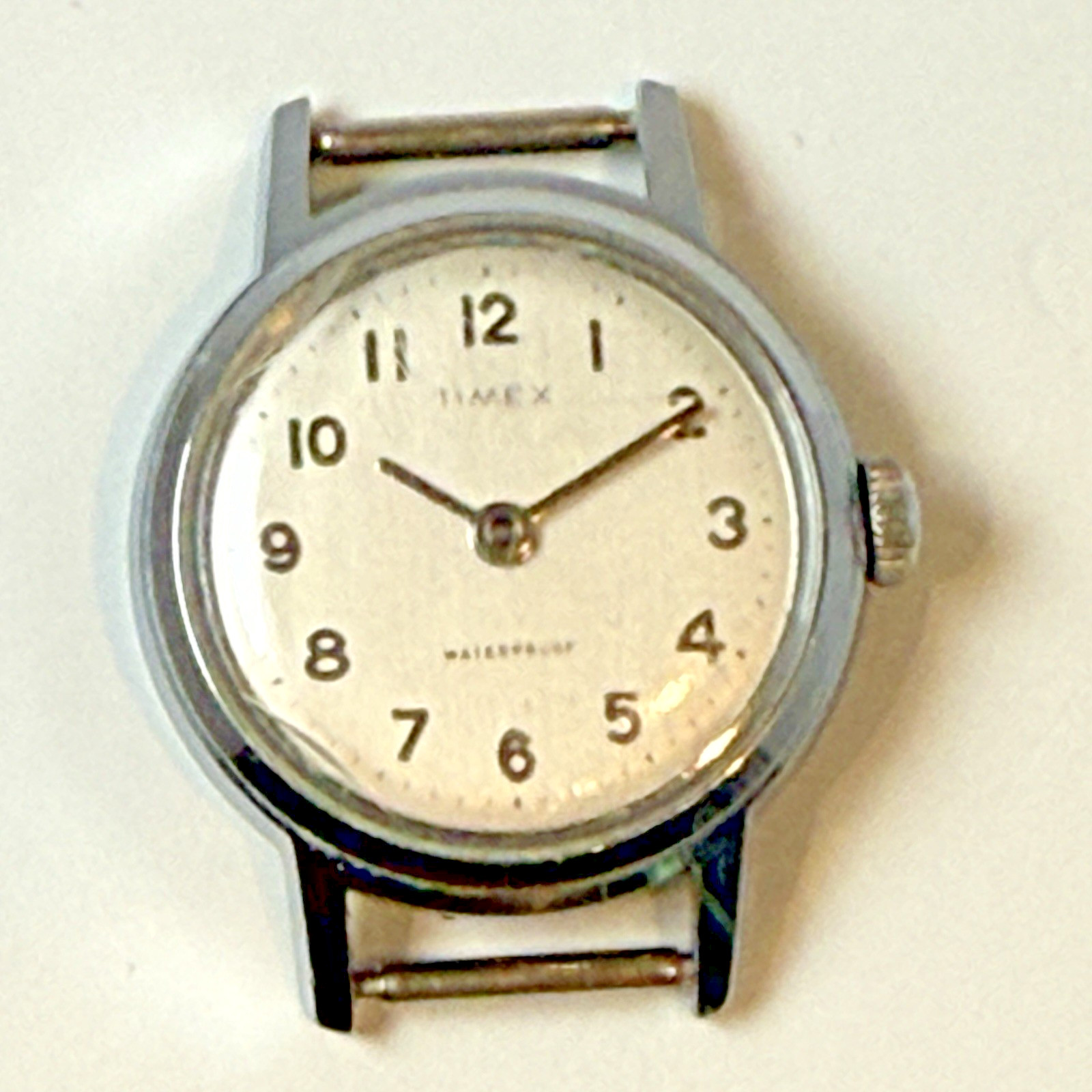 Vintage 1960s Womens Timex Mechanical Watch 27mm 12mm Lug Runs EUC