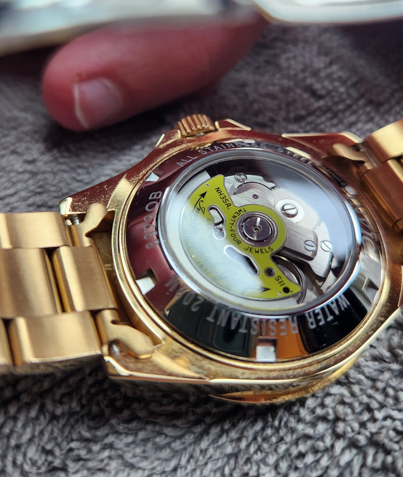 Invicta Pro Diver 8929OB Gold Tone Black Dial Automatic Men’s Watch