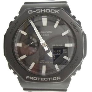 Casio G-Shock GA-2100 Analog-Digi Quartz Black 40mm Steels Mens Watch