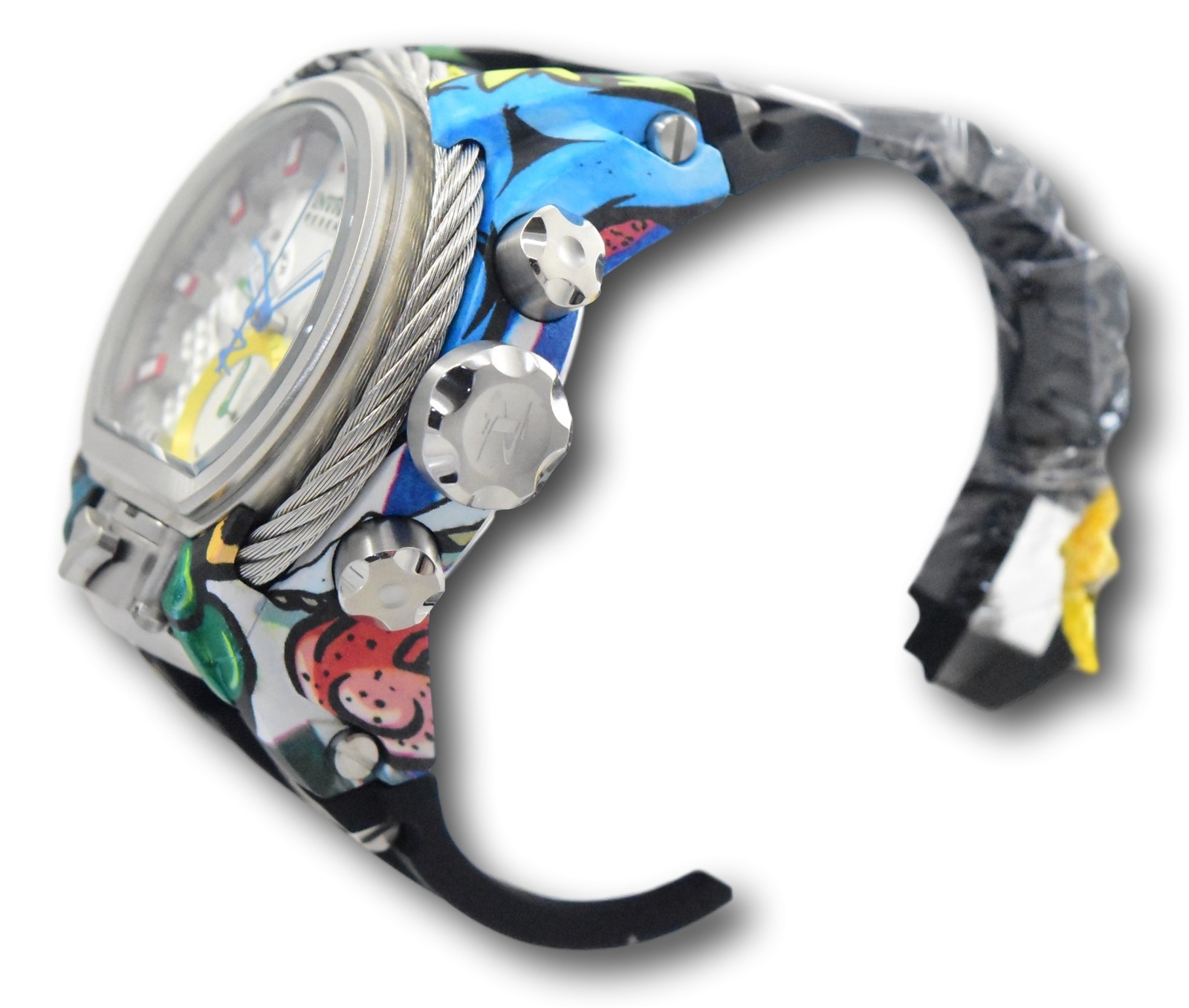 Invicta Reserve Bolt Zeus Magnum 52mm Graffiti Hydroplated Chrono Watch 32803