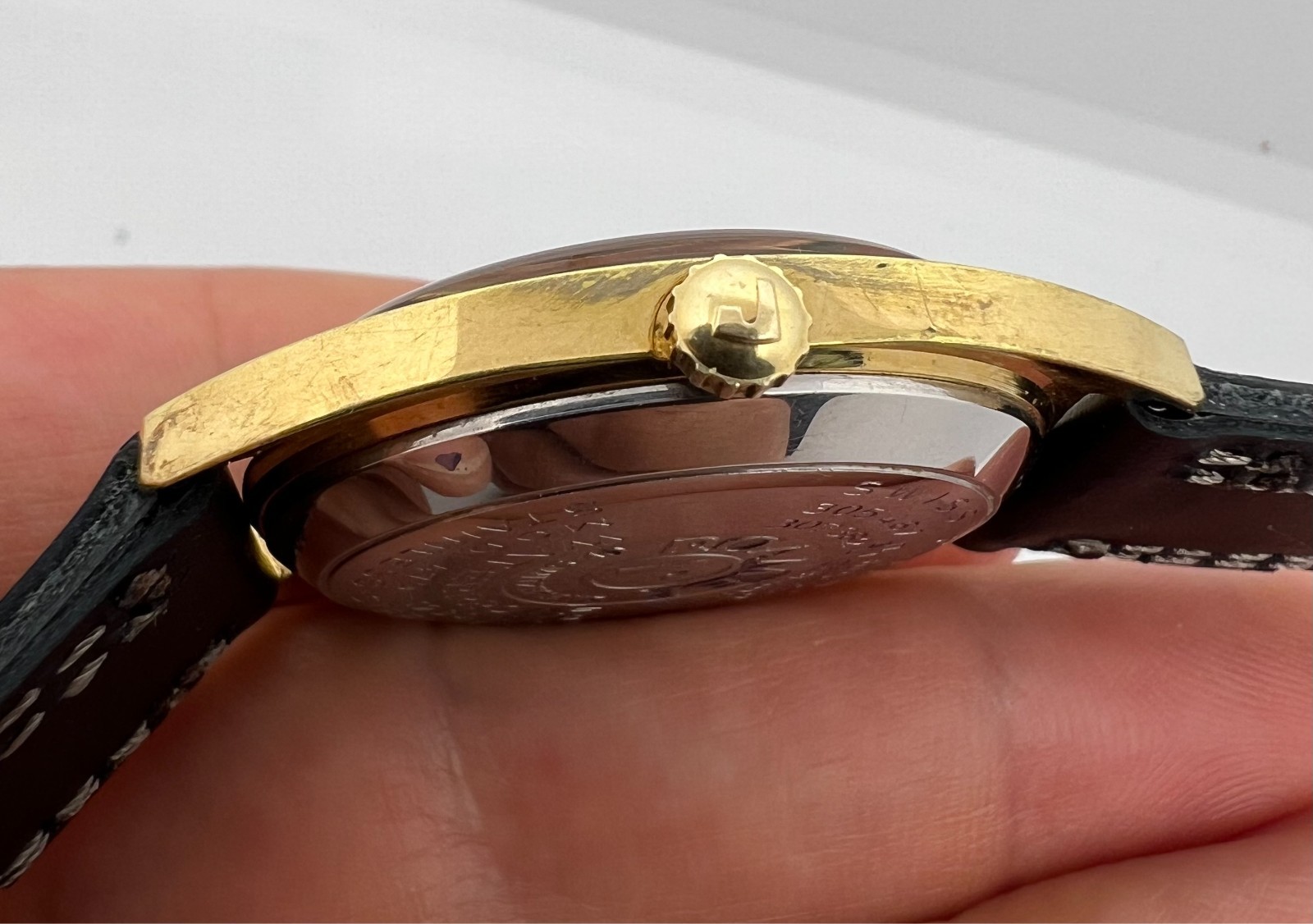 VINTAGE ROAMER ANFIBIO MATIC AUTOMATIC GOLD PLATED MENS WATCH