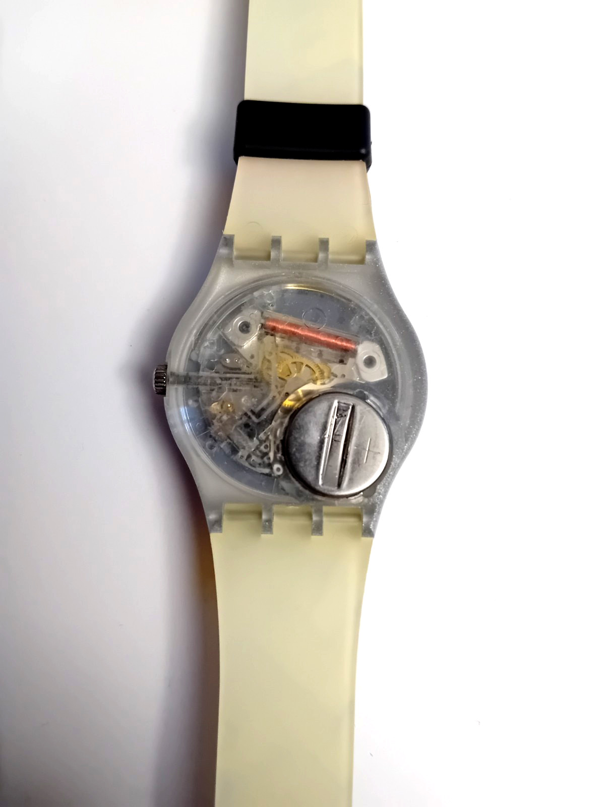 Swatch Standard Gent Sombrero GM143 1998 Vintage 90s Wrist Watch NOS