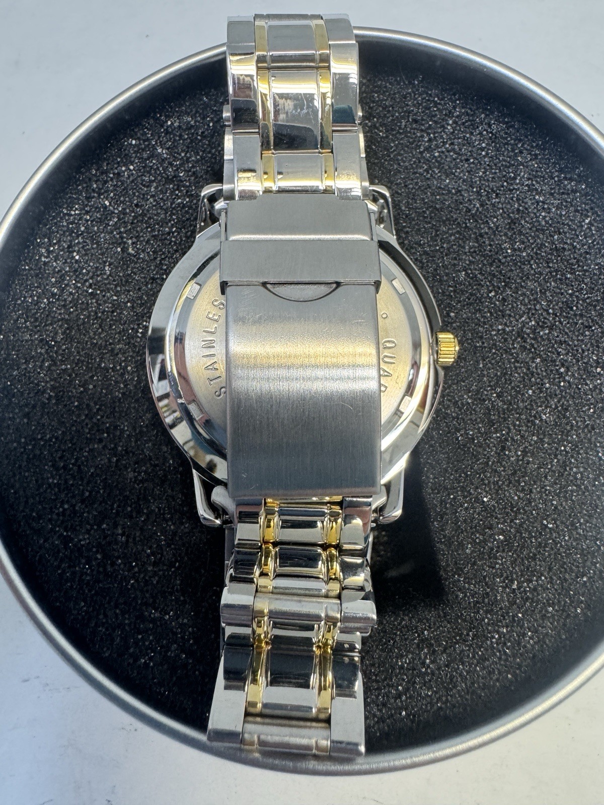 Sweda United States Postal Service Mens Date Two Tone Quartz 38mm Watch