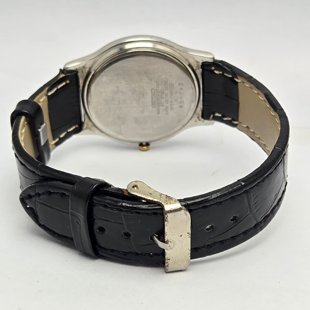 Seiko SQ 5Y23-7080 Day/Date Roman Dial Quartz Vintage Men’s Watch