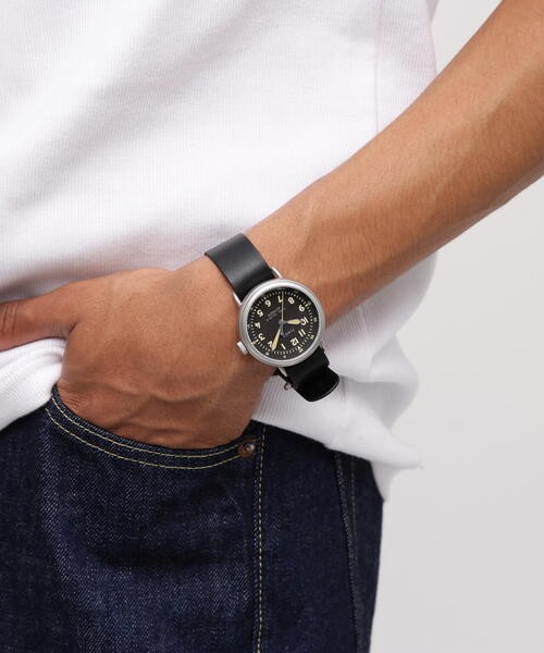 AVIREX TIMEX TYPE-25A 38mm Black Watch MATTE MIDGET Reissue AVIREX 50th Anniv.
