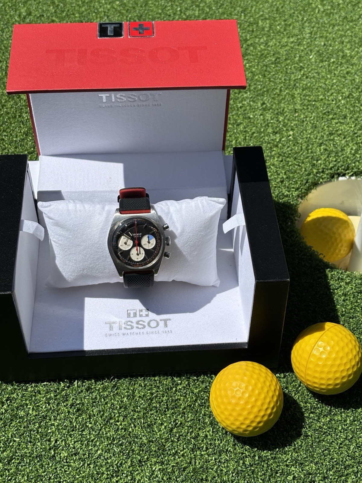 TISSOT/LEMANIA 1281/Tissot 871 Vintage Seastar Tricompax Chronograph!