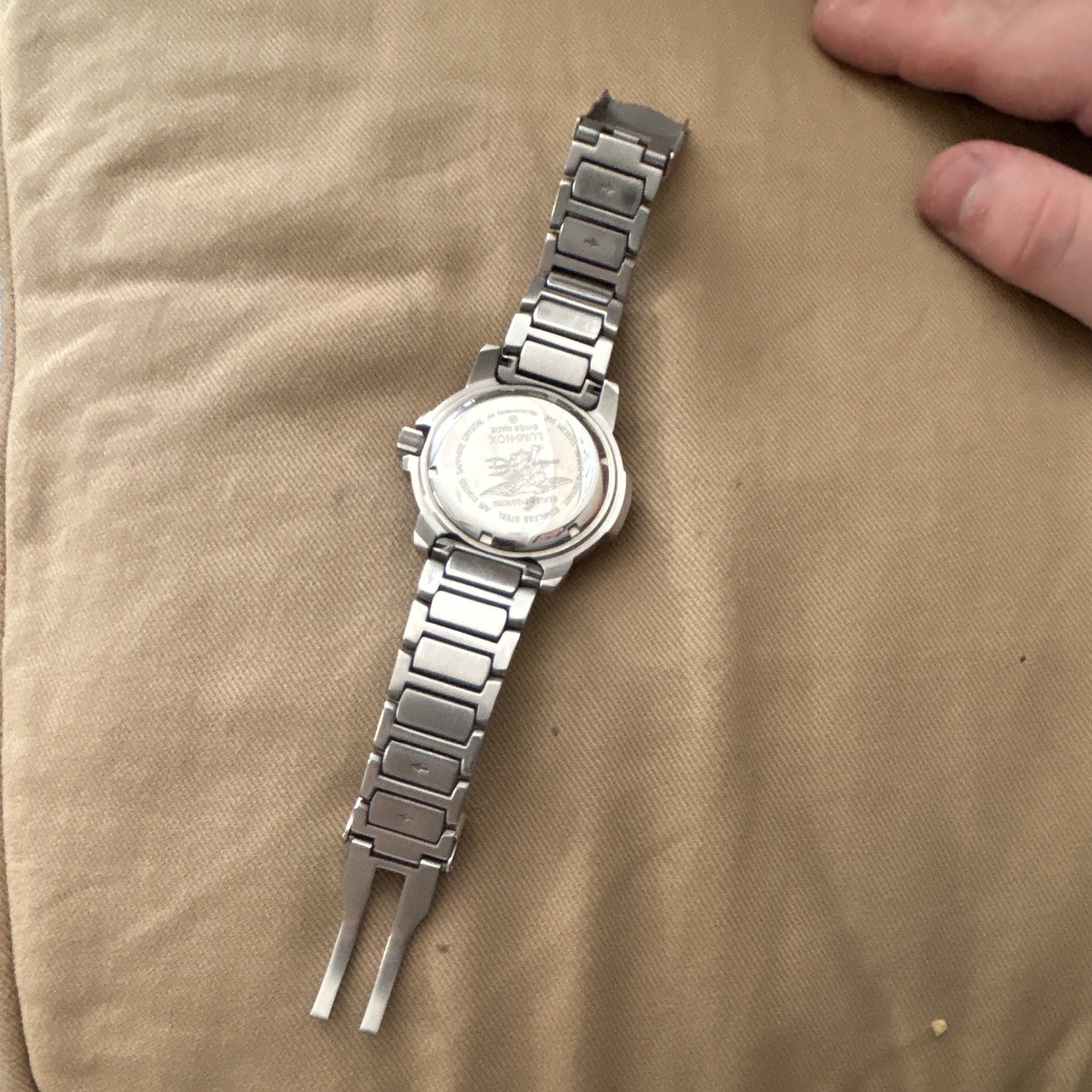 Luminox Stainless Steel Series 6100/6200 Diving watch (broken band)