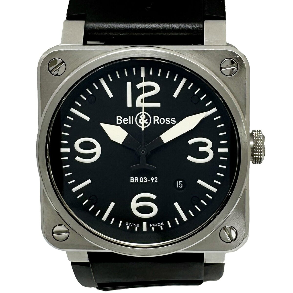 Bell & Ross Aviation BR03-92-S Automatic Date Black Dial Men’s Watch #A878