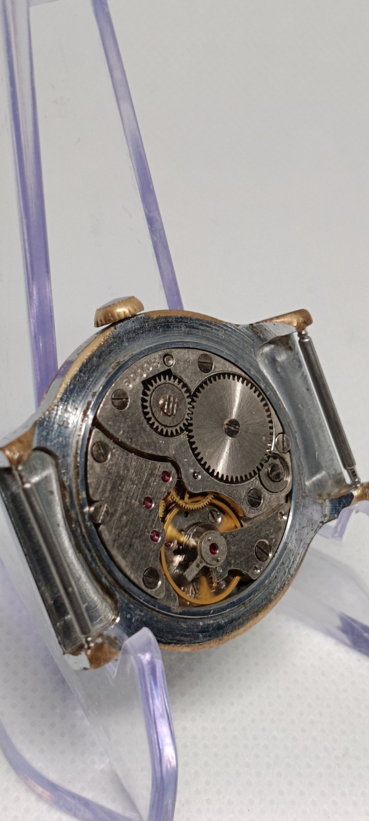 Vintage Soviet ZIM Mechanical Watch USSR Brown Dial Small Seconds – Working