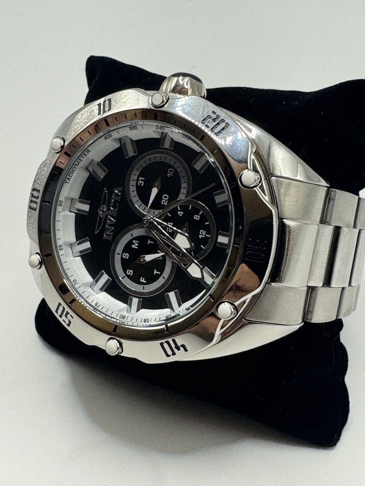 NEW! Invicta Venom Men’s Watch – 50mm. Stainless Steel (45729)