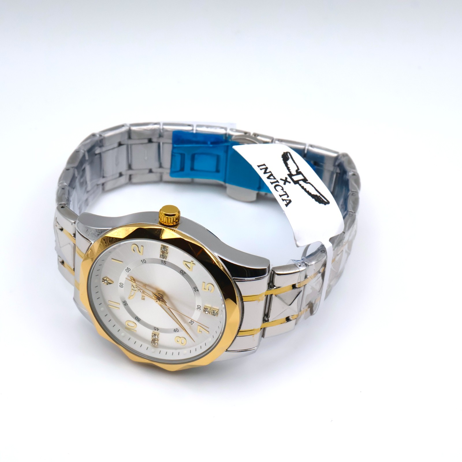 Invicta Specialty I by Invicta Watch 41mm, Gold, Steel (69023) White Dial