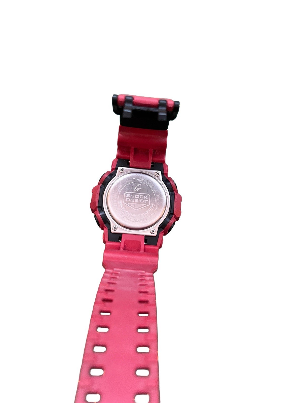 Casio G-Shock GA700-4A Red Wristwatch with Black Dial (High-LED Illumination)