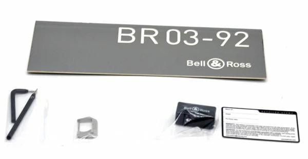 BELL&ROSS WATCH BR03-92 AUTOMATIC WINDING DATE BLACK DIAL STAINLESS STEEL MEN’S