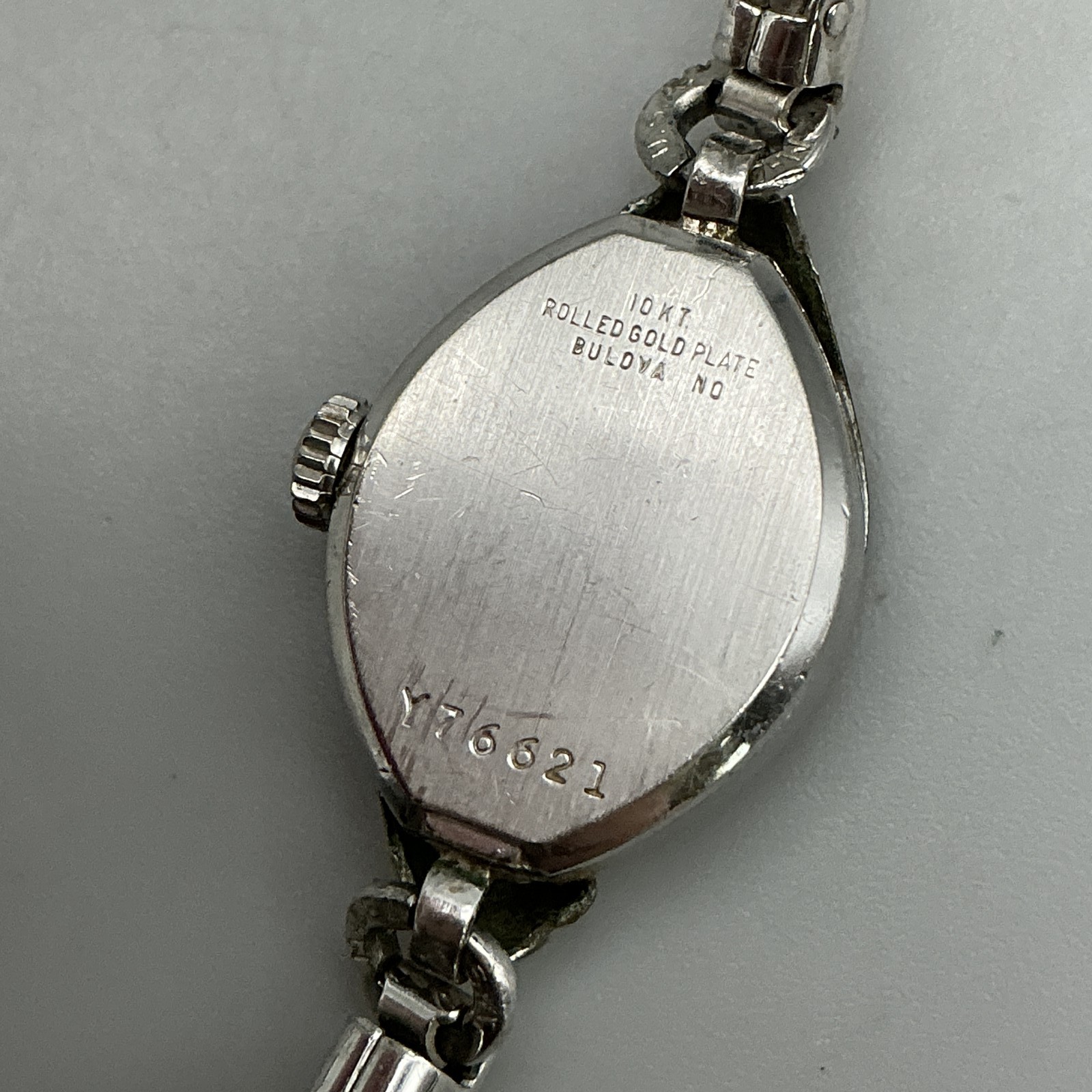 Vintage Bulova Womens Watch 14mm Cocktail 10K RGP Manual Wind Stretch Band