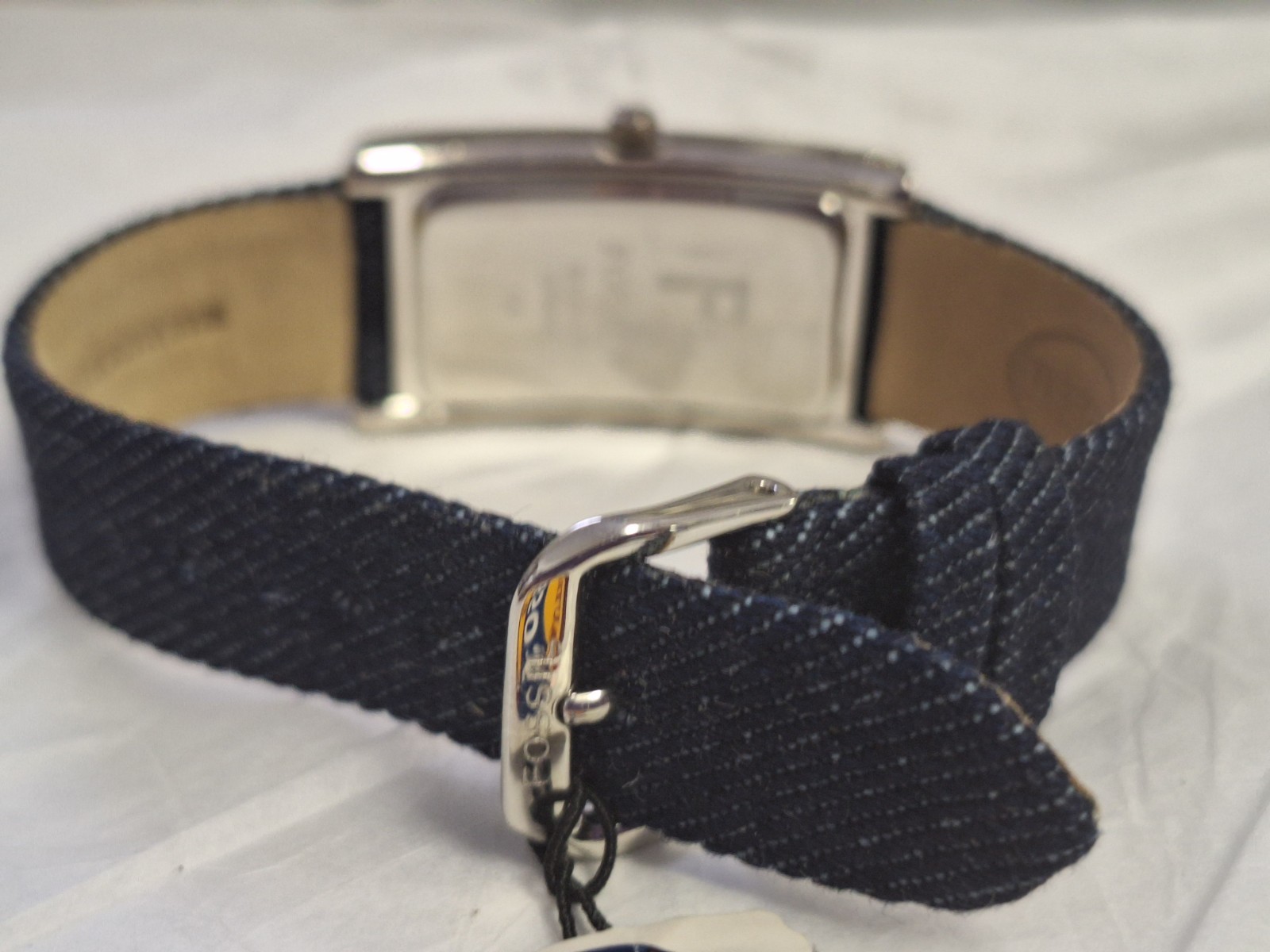 Fossil F2 Ladies Three-Hand Navy Leather USA Flag Watch ES9167
