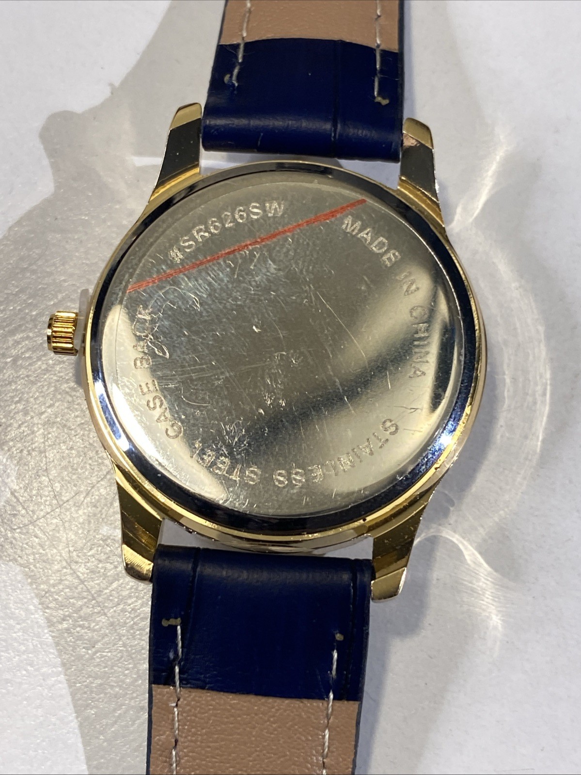 L & Co. Watch Women’s New Battery Blue Leather Band
