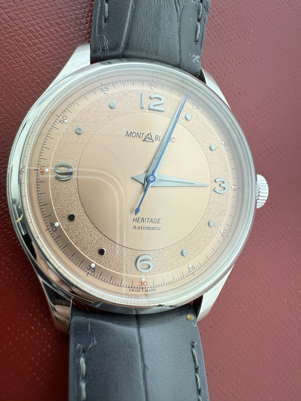 Montblanc Heritage Stainless Steel Watch 119944