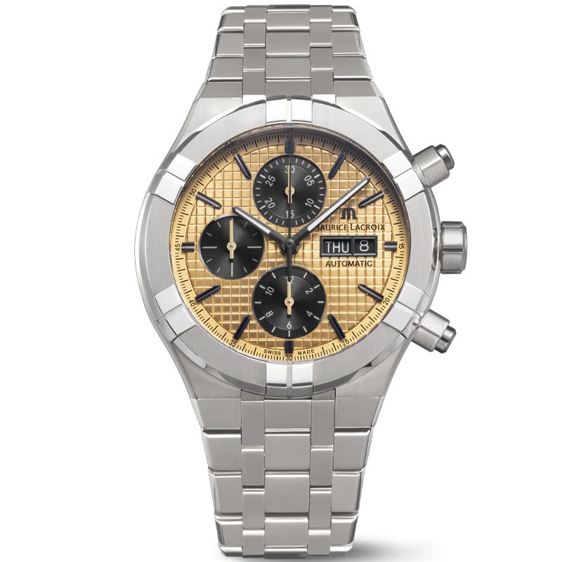 Maurice Lacroix AIKON Auto Titanium Chronograph Men’s Watch AI6038-TT032-530-1