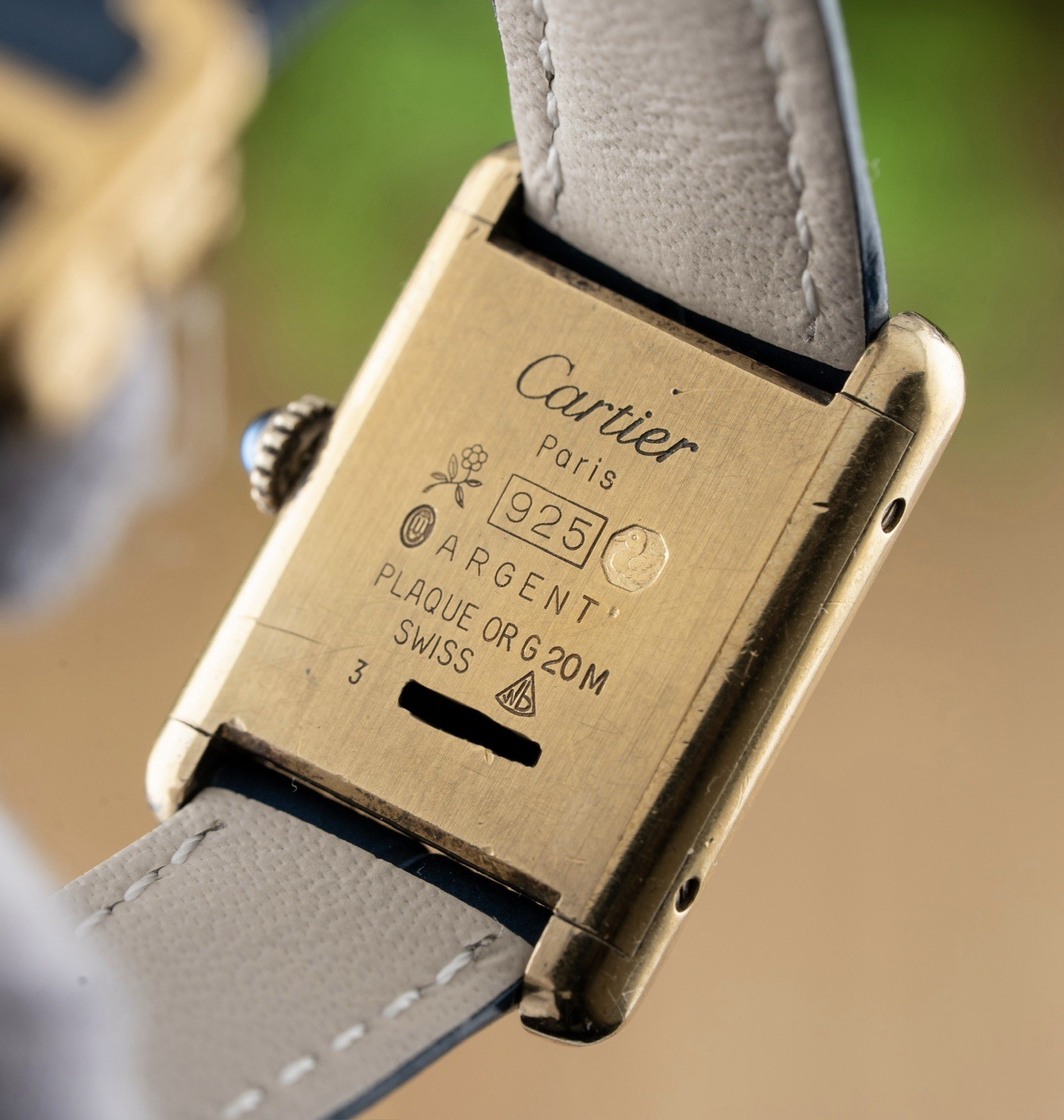 Cartier Tank Must de Cartier Lemon Dial with Box & Papers!!
