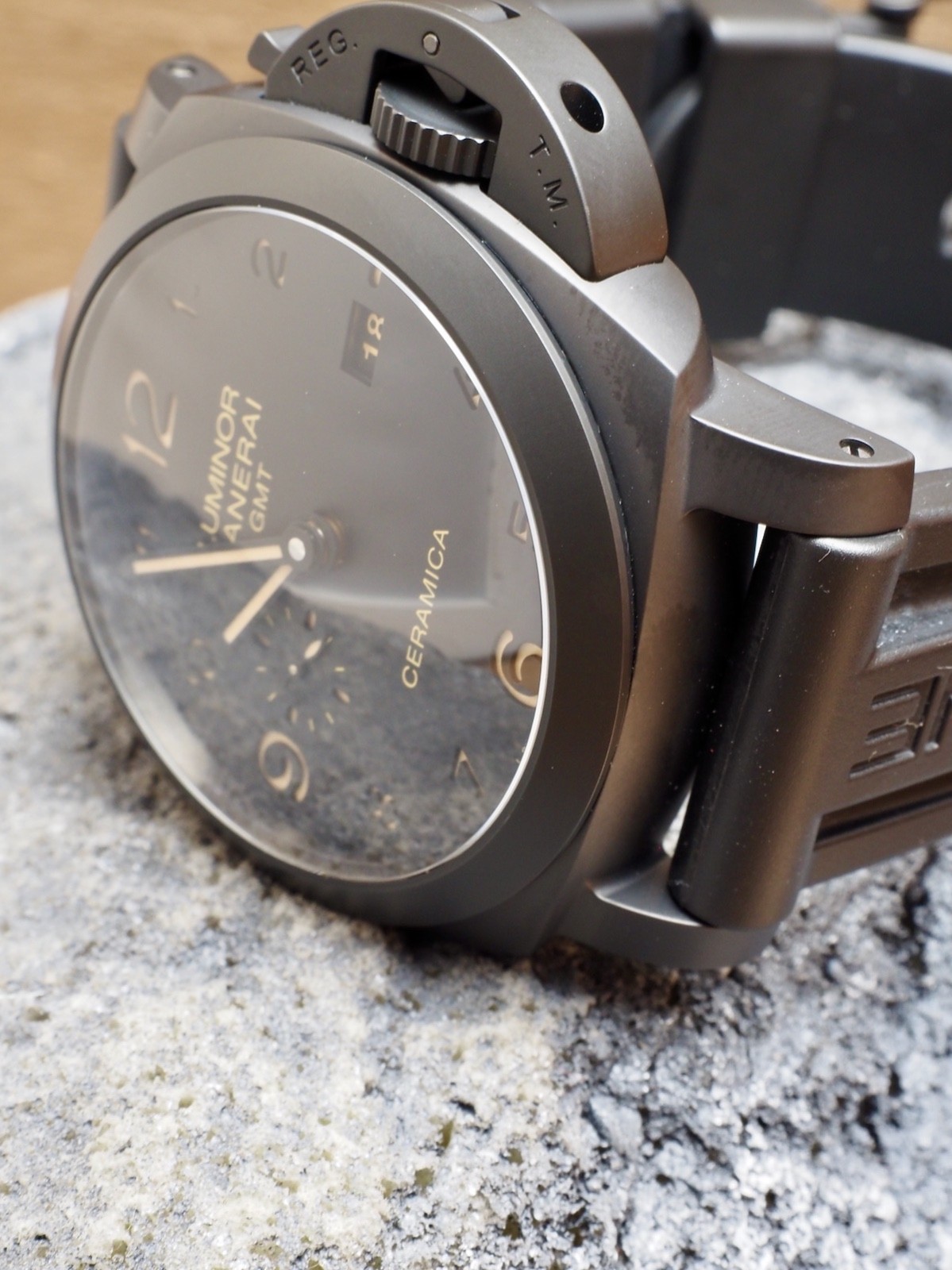 Panerai Luminor 44 Ceramic Ceramica Auto PAM00441 “T” Full Set 2 Straps! CRAZY!