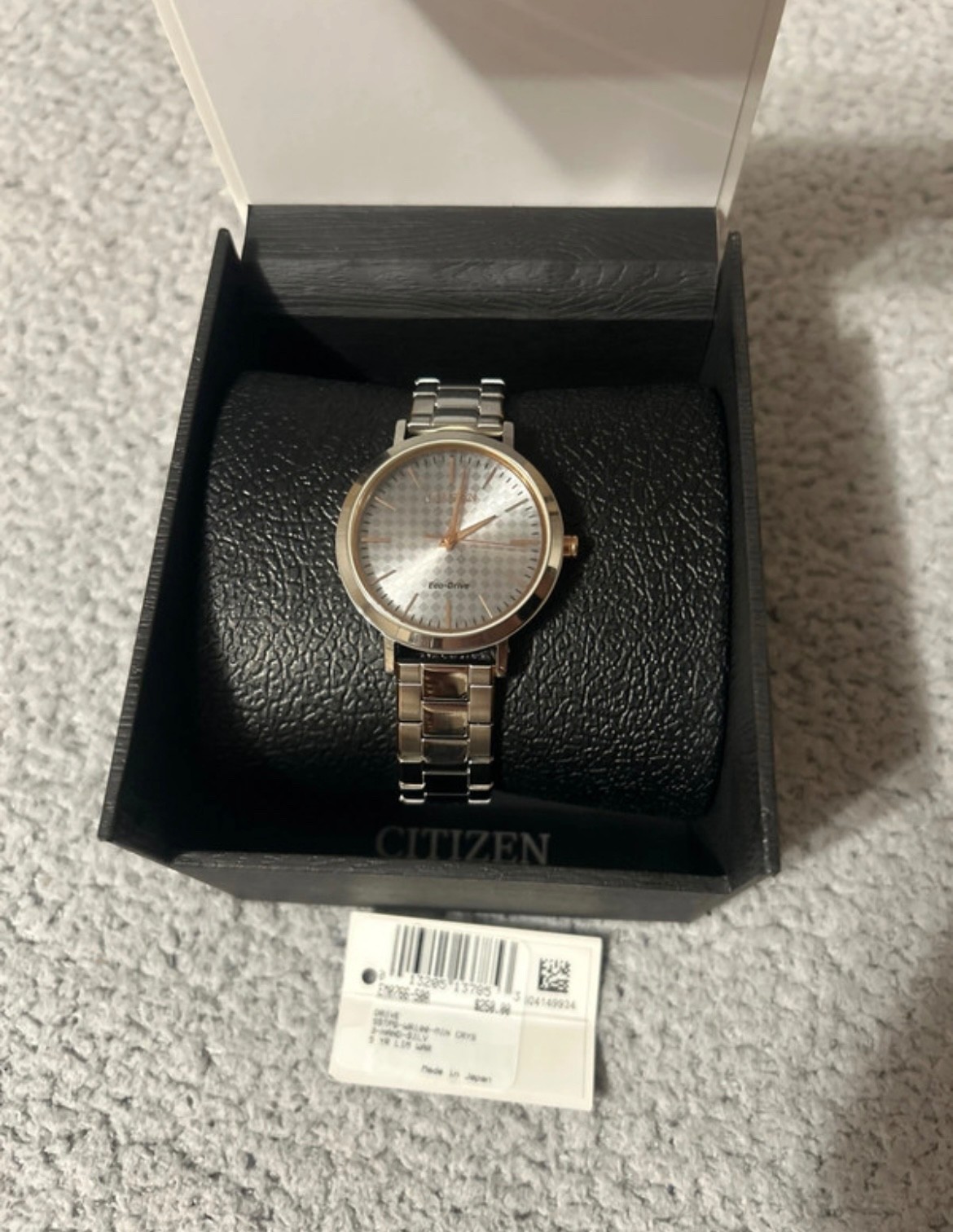 discontinued Citizen silver and gold sport casual women’s watch