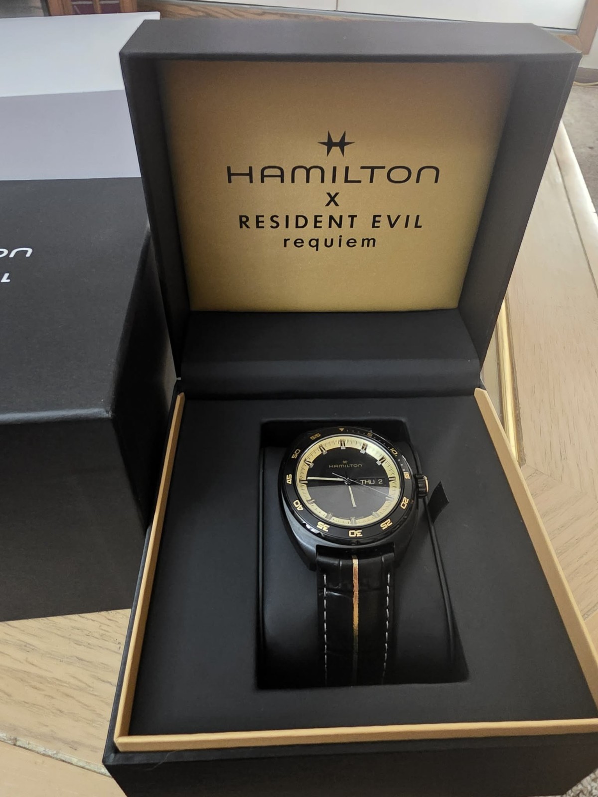 Hamilton x Resident Evil Requiem American Classic Pan Euro Limited Edition Watch