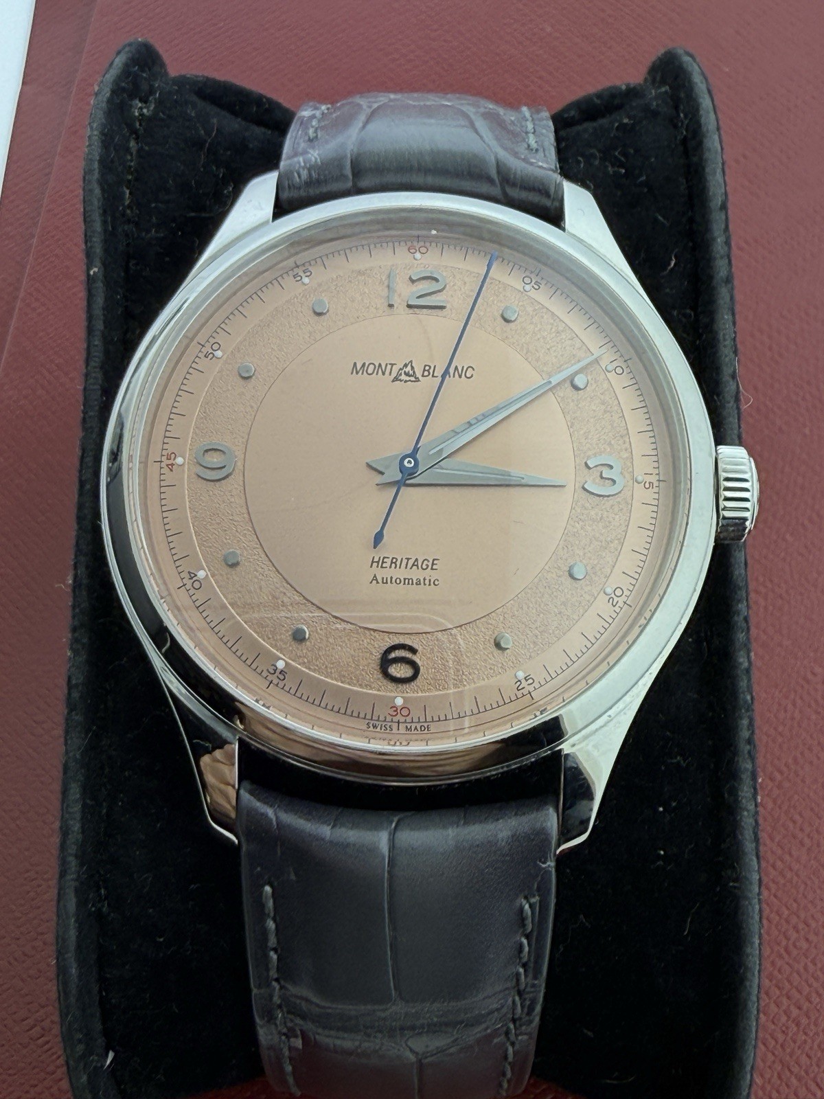 Montblanc Heritage Stainless Steel Watch 119944