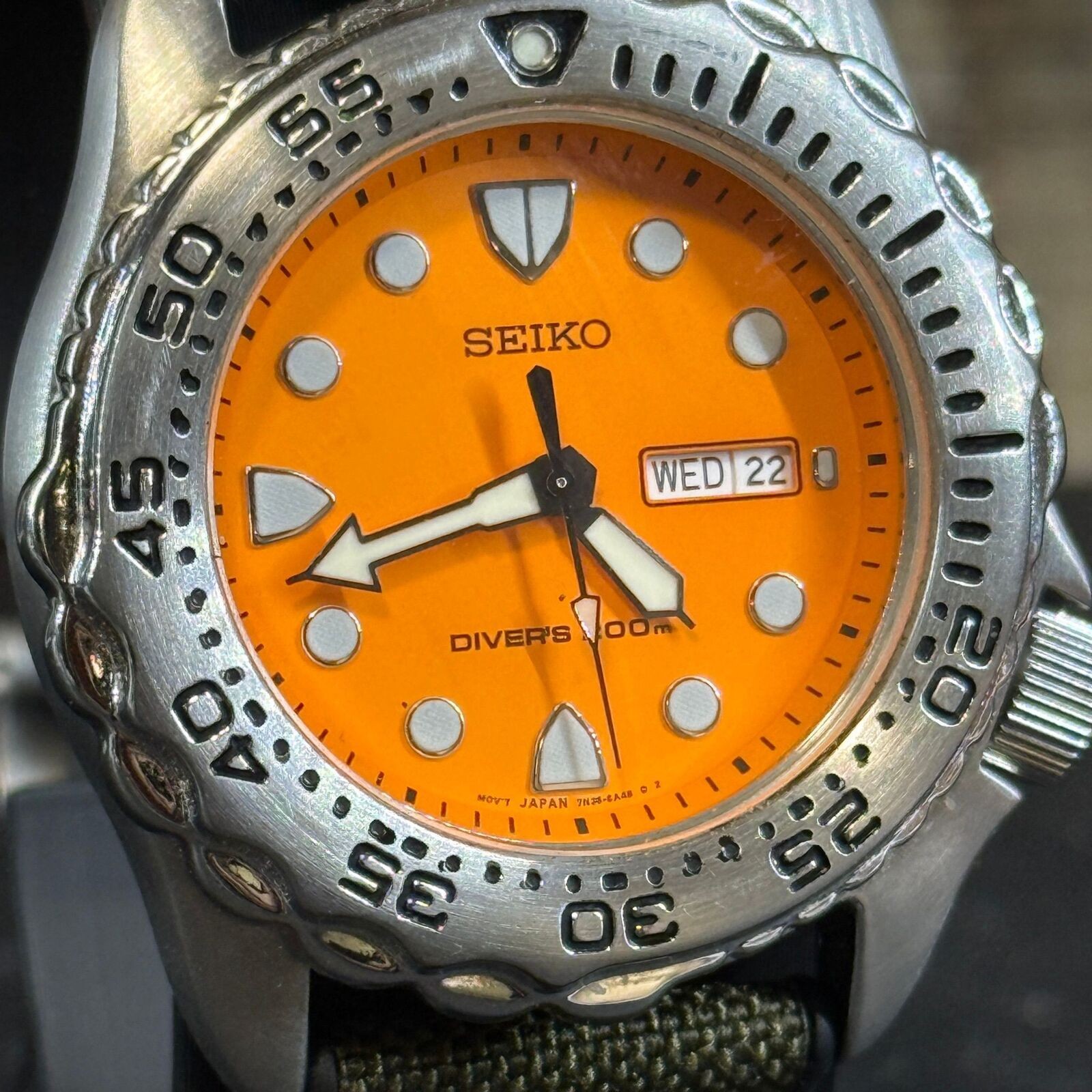 Seiko 7N36-6A49 Quartz Diver – 42mm