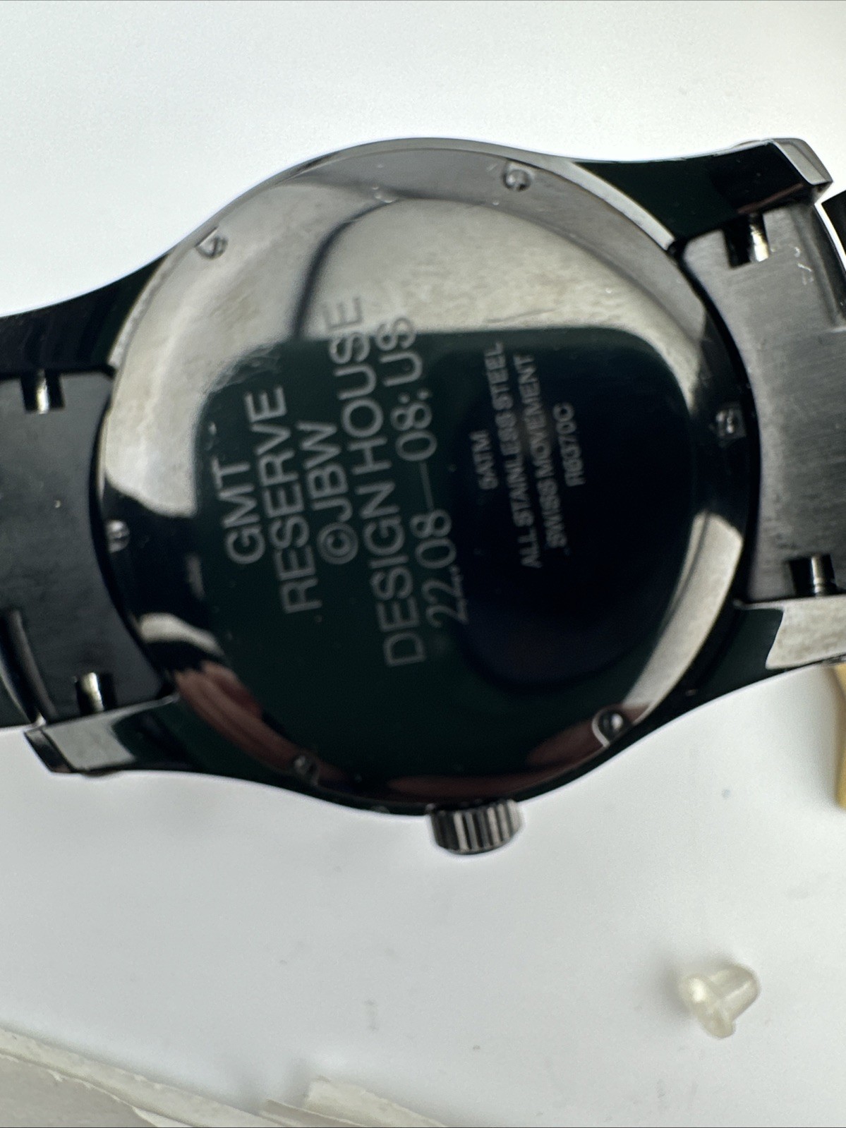 JBW Jet Setter GMT Reserve 147 quartz watch With New Battery See Description