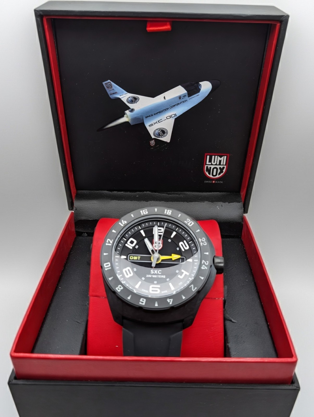 NEW Luminox SXC PC Carbon GMT Quartz 24H Pilot 45.5mm Mens Watch New With Tags