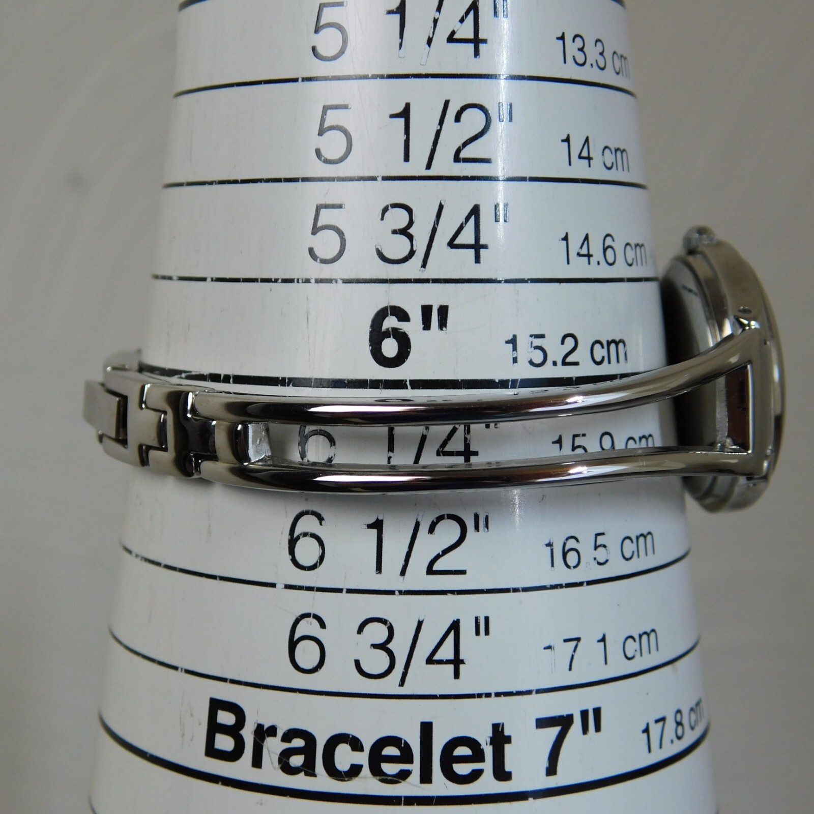 Anne Klein 10/3745 Silver Tone Quartz Women’s Watch Sz. 6 1/4″ New Battery