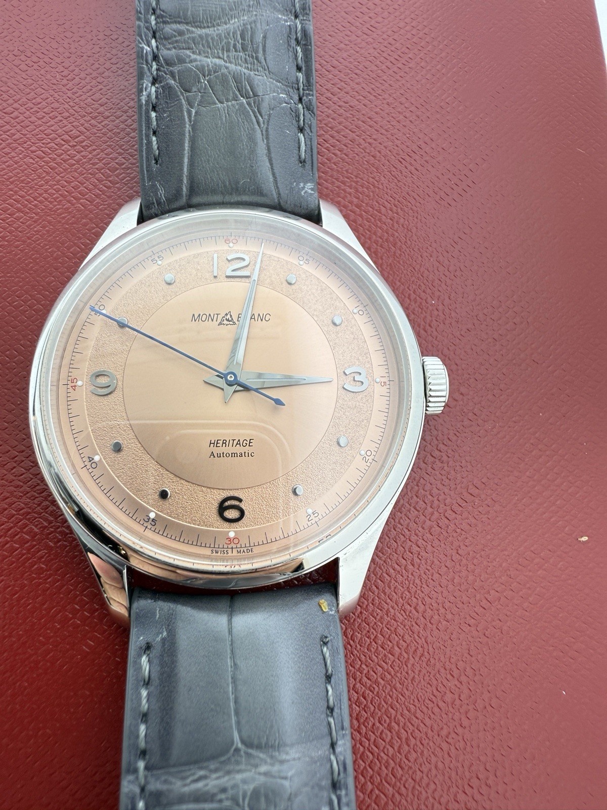 Montblanc Heritage Stainless Steel Watch 119944