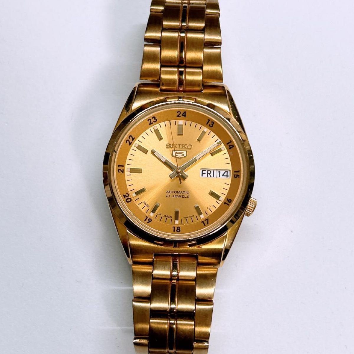 SEIKO 5 7S26-02C0 Automatic Day Date Watch