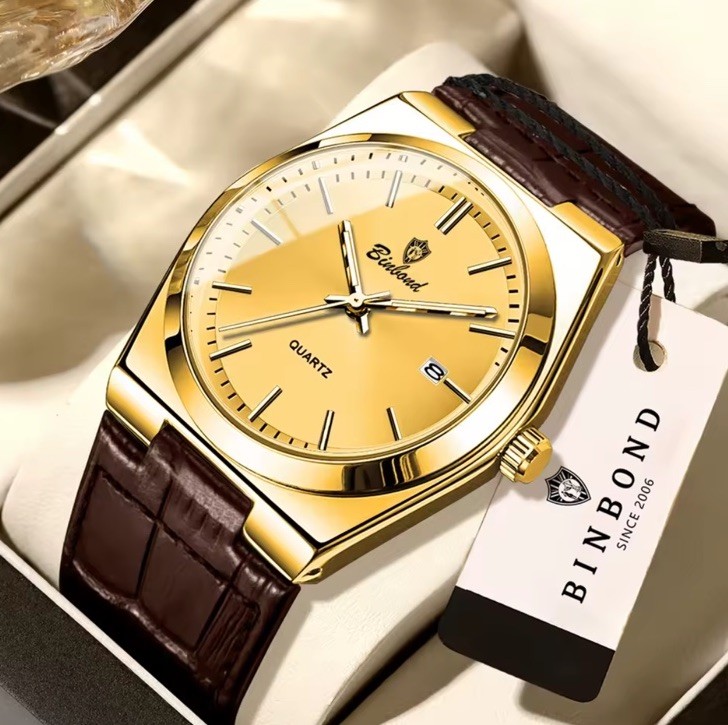 Luxury Watch Mens Military Leather Quartz Waterproof Luminous Wristwatch
