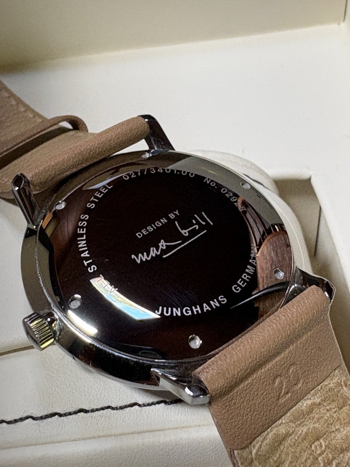 Junghans Max Bill Automatic Rare Anthracite Gray Dial 38mm