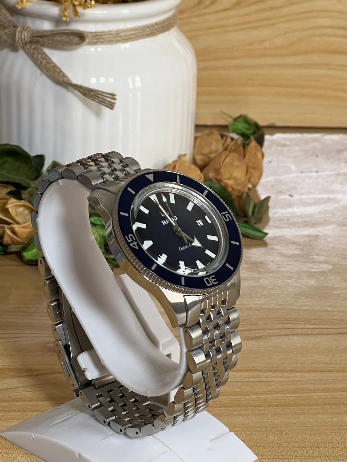 Rado Captain Cook vintage Blue Dial Automatic Men’s Watch Stainless Steel
