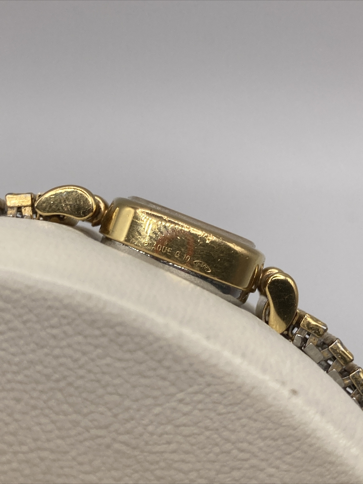 Vtg Atkinson Ladies 22mm Watch 10K Gold Plated SWISS TV Dial Mech Windup – RUNS