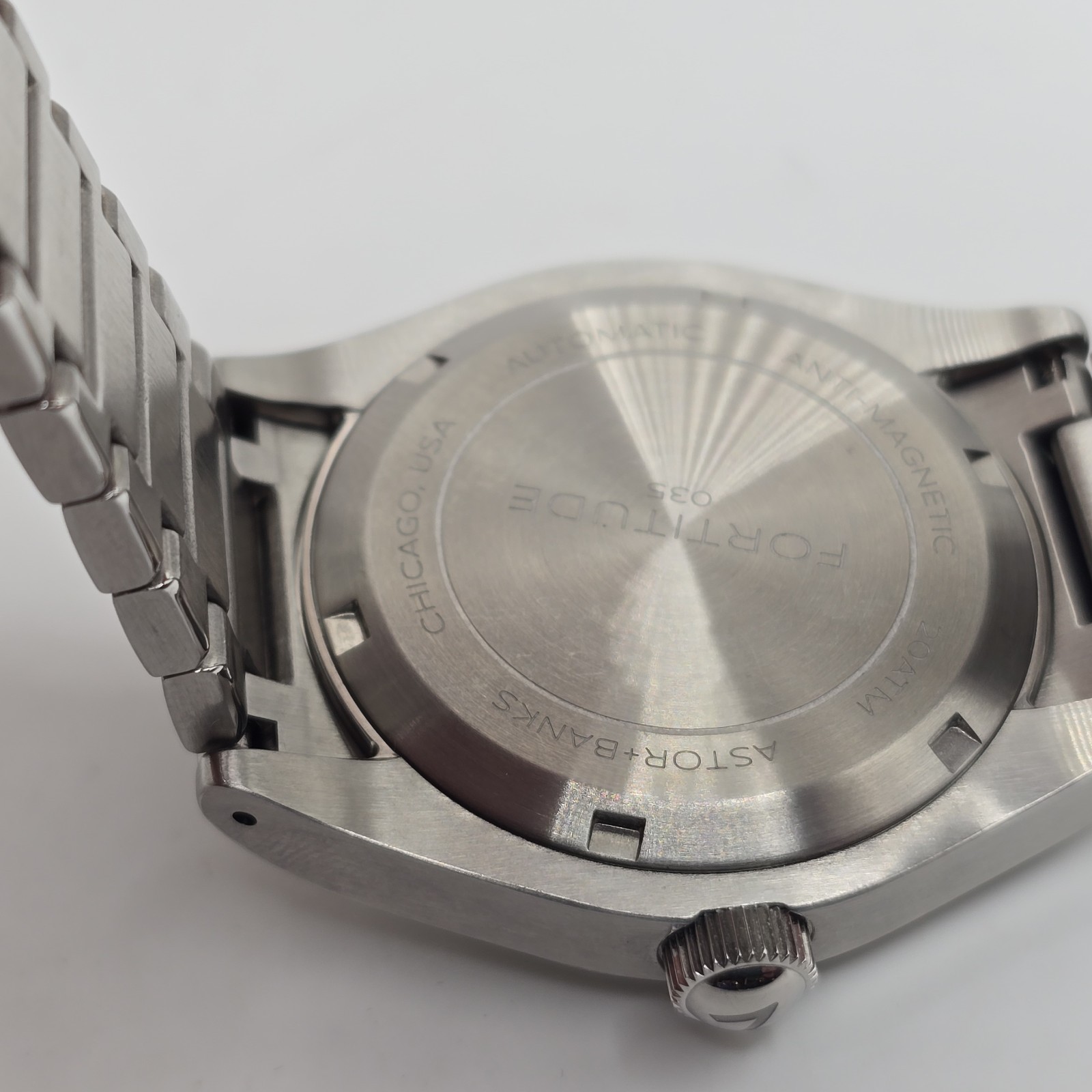 Astor + Banks Fortitude Lite Watch Men’s AD579 Miyota 9039 38.5mm Sand Dial