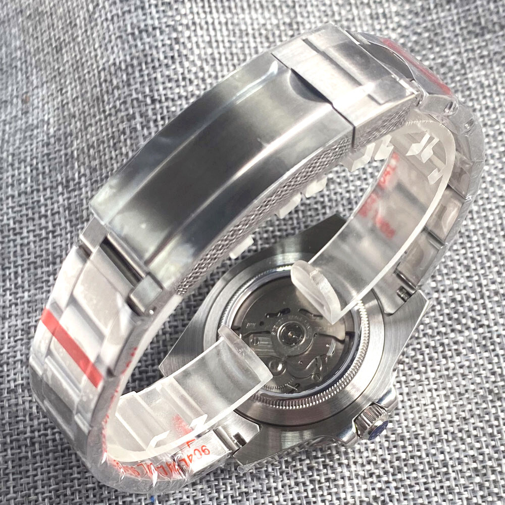 40mm Sterile Gray Dial NH35 Date Automatic Mens Diving Watch Sapphire Glass